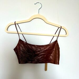 Skims metallic bralette glitter